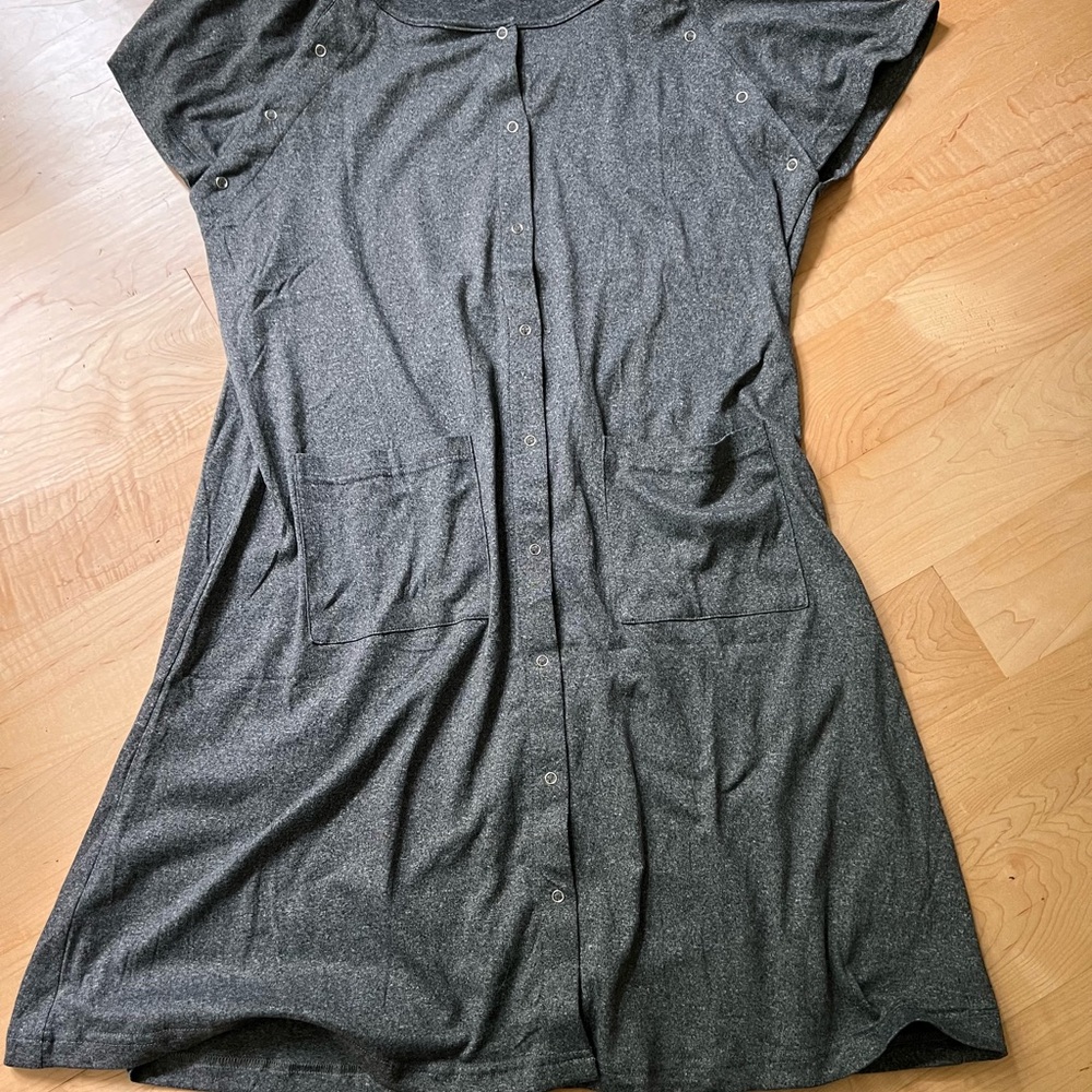 NWOT!!! - Labor and Delivery Gown/Dress - Charcoal Gray